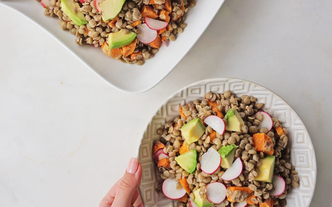 Sweet Potato Lentil Salad
