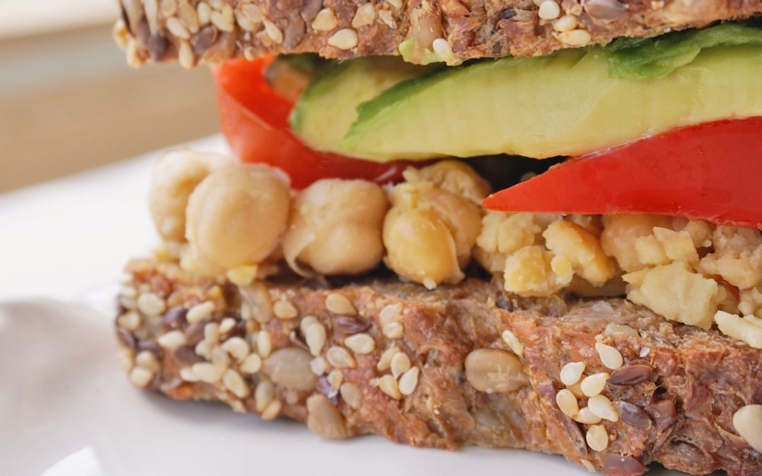 Avocado Chickpea Sandwich